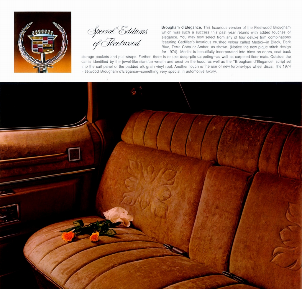 1974 Cadillac Prestige Brochure Page 10